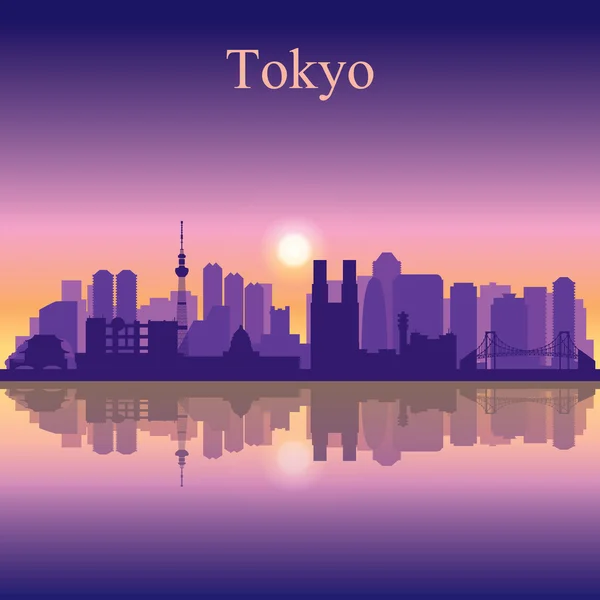Tokyo city silhouette — Stock Vector © ray_of_light #21560095