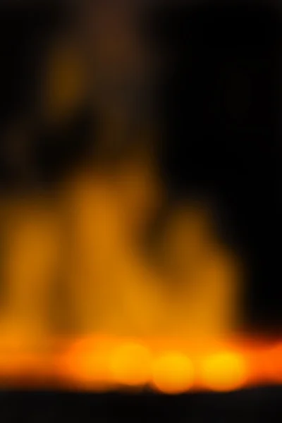 Blurred background of charcoal fire — Stock Photo, Image