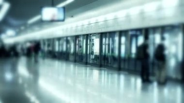 kalabalık metro istasyonuna Şanghay