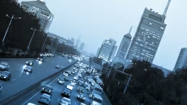 Este a város Kínában — Stock videók