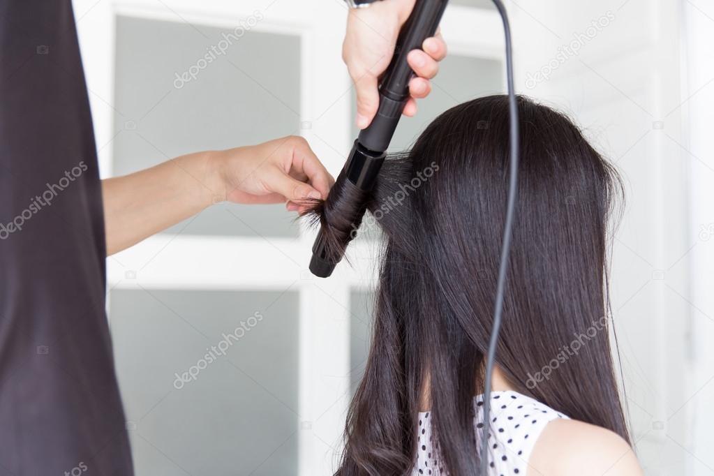 Hairdresser Use Perm Rods Stock Photo C Wxin67 115274720