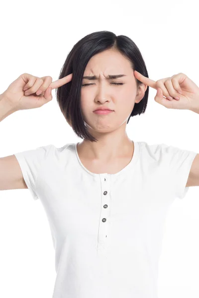 Chinese woman facial expressions — Stock Photo, Image