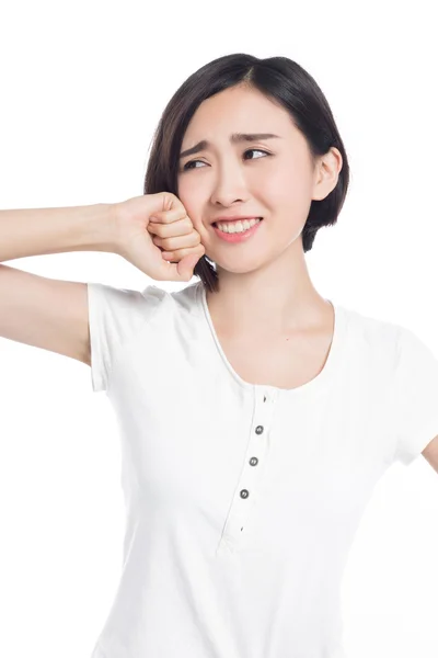 Chinese woman facial expressions — Stock Photo, Image