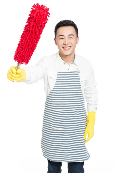 Male cleaner — Stock Photo, Image