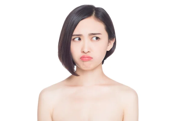 Cinese donna espressioni facciali — Foto Stock