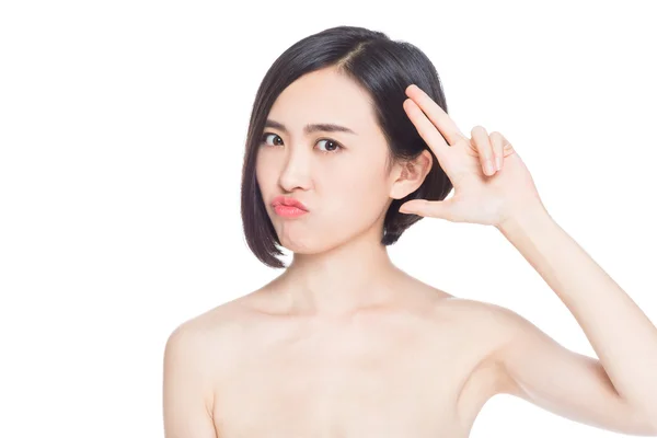 Chinese woman facial expressions — Stock Photo, Image