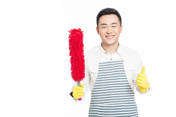 Mannelijke reiniger — Stockfoto
