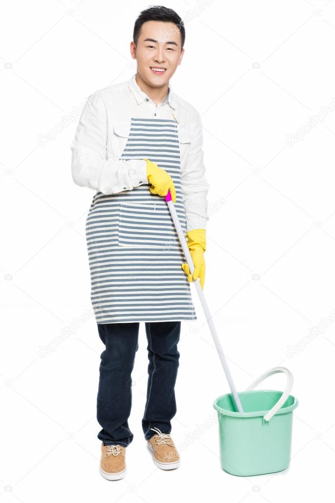 male cleaner