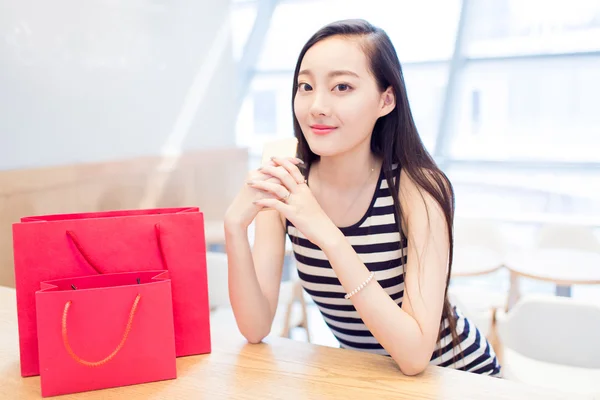 Отдых в торговом центре Стоковая Картинка