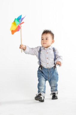 şirin Çinli bebek