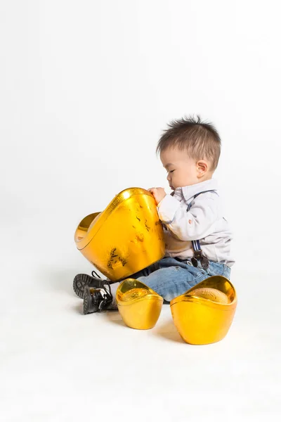 Lindo bebé chino — Foto de Stock