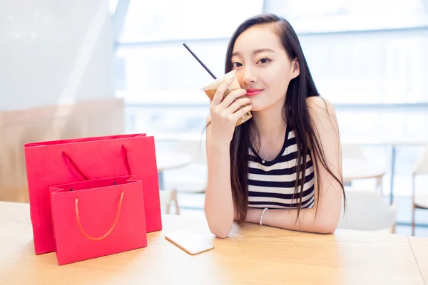 Отдых в торговом центре Стоковое Фото