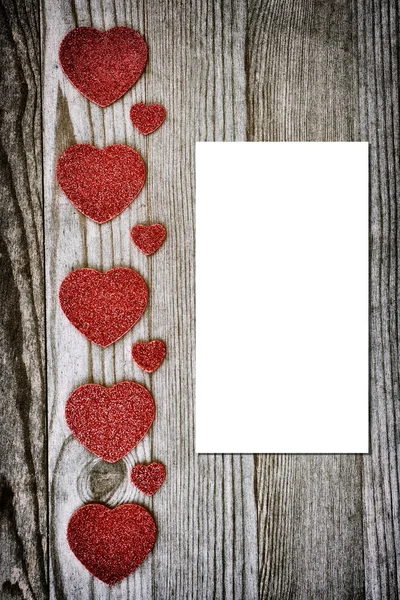 Valentines hart voor liefde. — Stockfoto