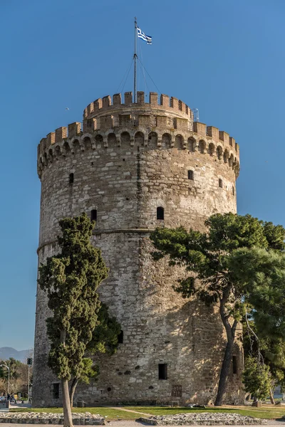그리스의 테살로니키흰 탑 — 스톡 사진