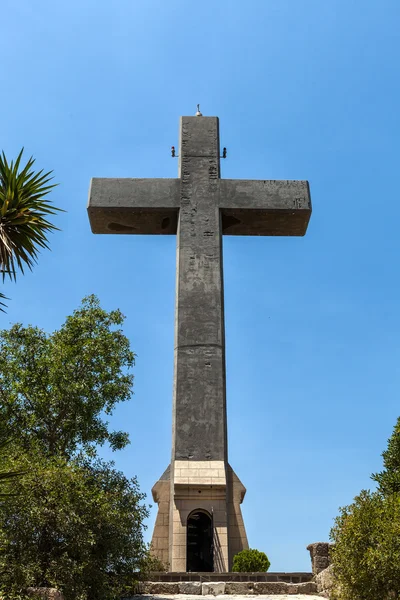 Big Cross Cunstraction en la isla de Rodas - Grecia — Foto de Stock