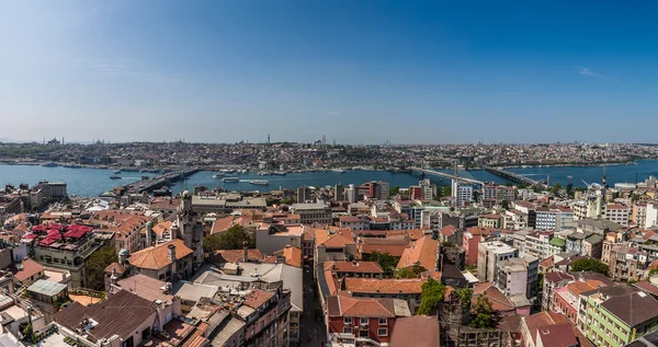 Panorama of Istanbul and Bosphorus — Stock Photo, Image