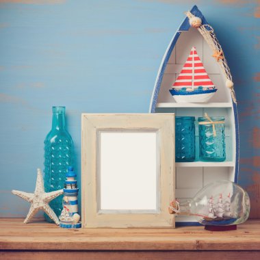 Yaz poster şablonu sahte 