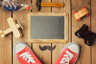 Kara tahta ve metin için yer