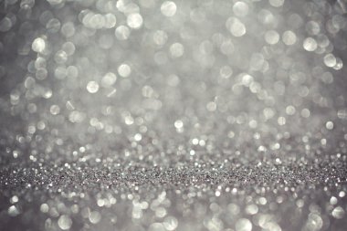gümüş parıltılı bokeh arkaplanı