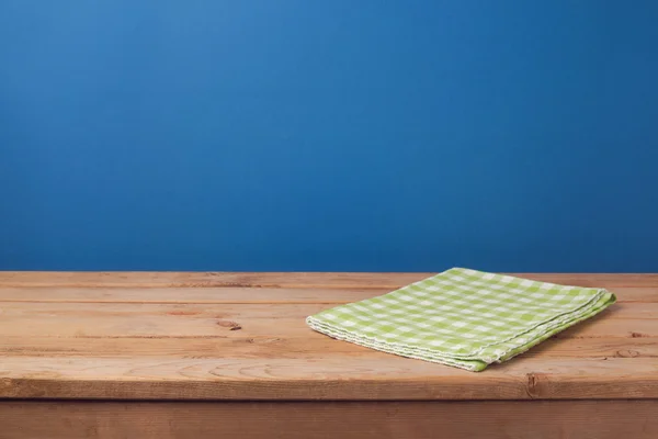 Mesa de cubierta de madera vacía — Foto de Stock