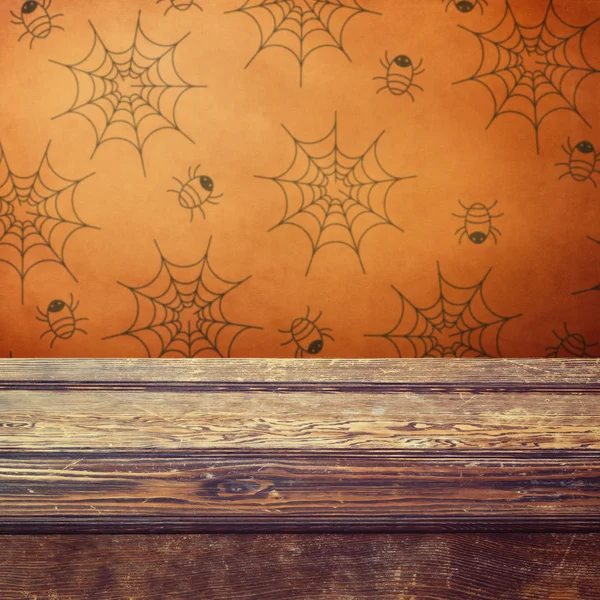 Хэллоуин праздничный стол — стоковое фото