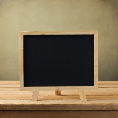 Kara tahta ahşap tablo