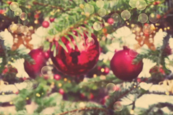 Christmas blur bokeh background — Stock Photo, Image