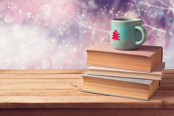 Cup of tea and books — Stock Photo, Image
