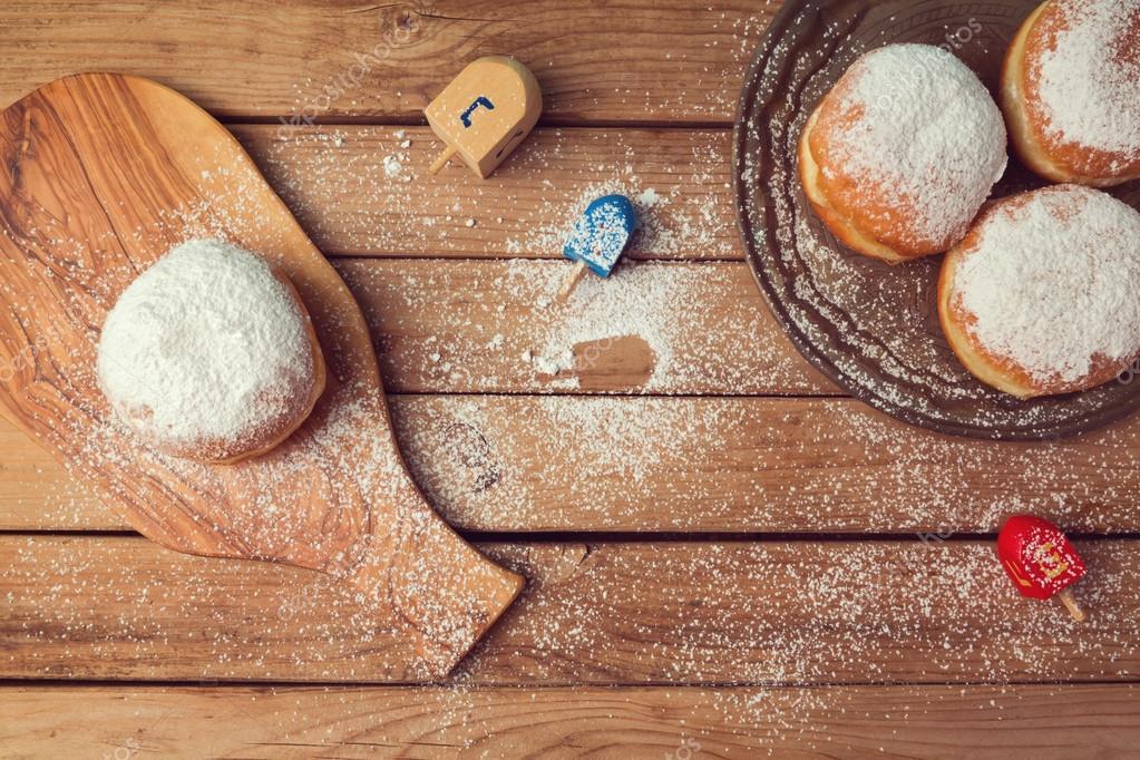 Jam doughnuts with icing sugar Stock Photo by ©maglara 58399061