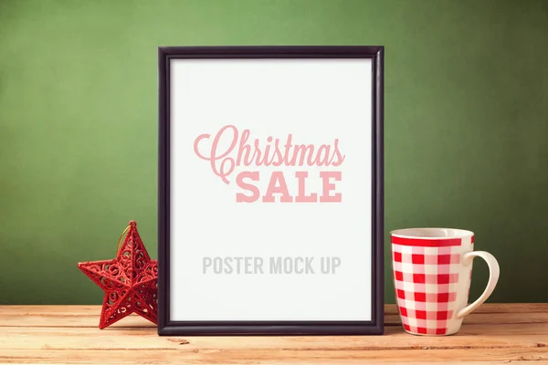 Modello di poster modello per Natale — Foto Stock