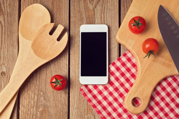 Plantilla simulada para aplicaciones de cocina — Foto de Stock