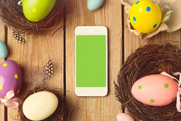Smartphone mock up template for easter