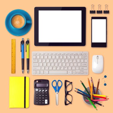 Ofis Büro ve ofis öğeler