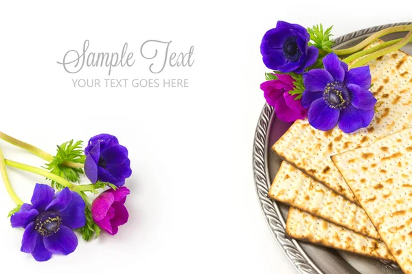 Jewish holiday passover matzo — Stock Photo, Image