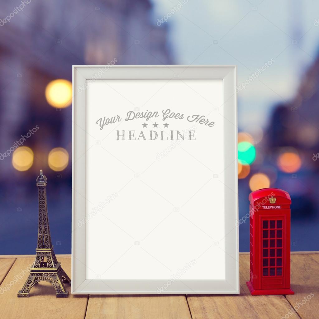 Poster mock up template