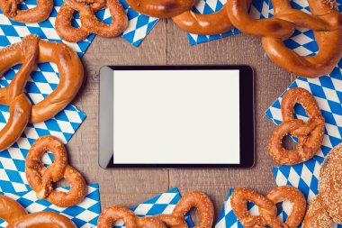 Dijital tablet ve simit