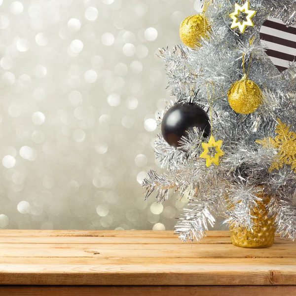Arbre de Noël et décorations — Photo