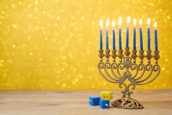 Żydowskie wakacje Hanukkah tle — Zdjęcie stockowe