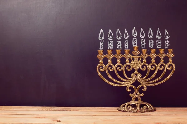 Vacanță evreiască Hanukkah fundal — Fotografie, imagine de stoc