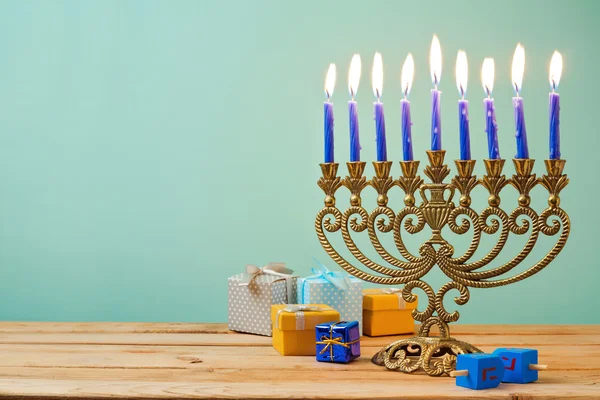 Εβραϊκή γιορτή φόντο Hanukkah — Φωτογραφία Αρχείου