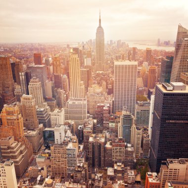 New York şehrinin silüeti