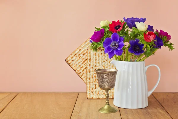 ユダヤ人の休日の過越祭の背景 — ストック写真