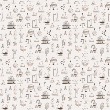 çizilmiş kimya simgeler el