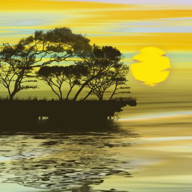 Güzel doğal manzara