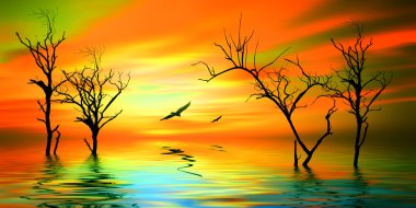 Güzel doğal manzara