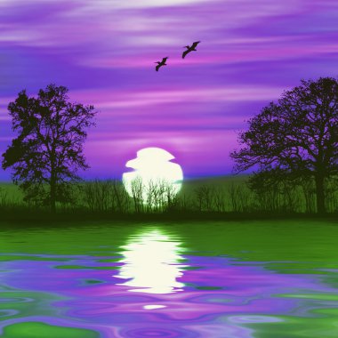 Güzel doğal manzara