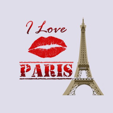 Eyfel Kulesi ile kart