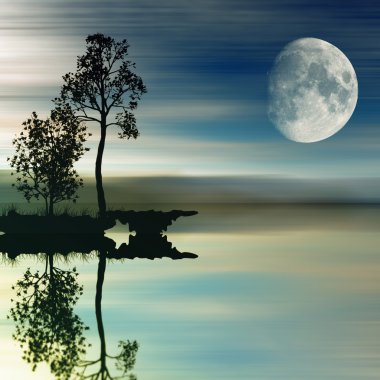 Güzel gece manzarası