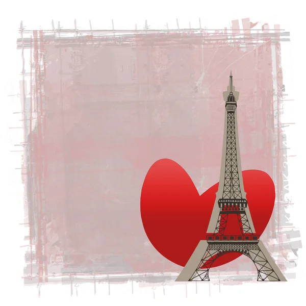 Belo cartão postal de Paris — Fotografia de Stock