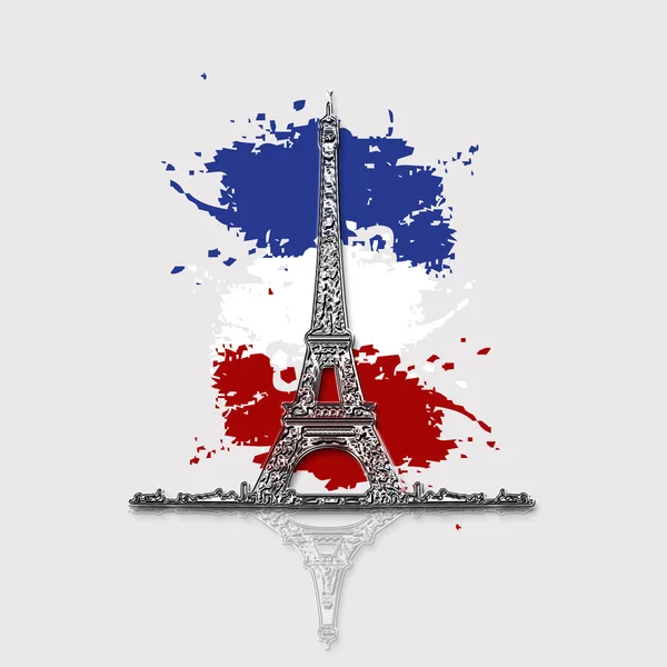 Hermosa postal de París — Foto de Stock